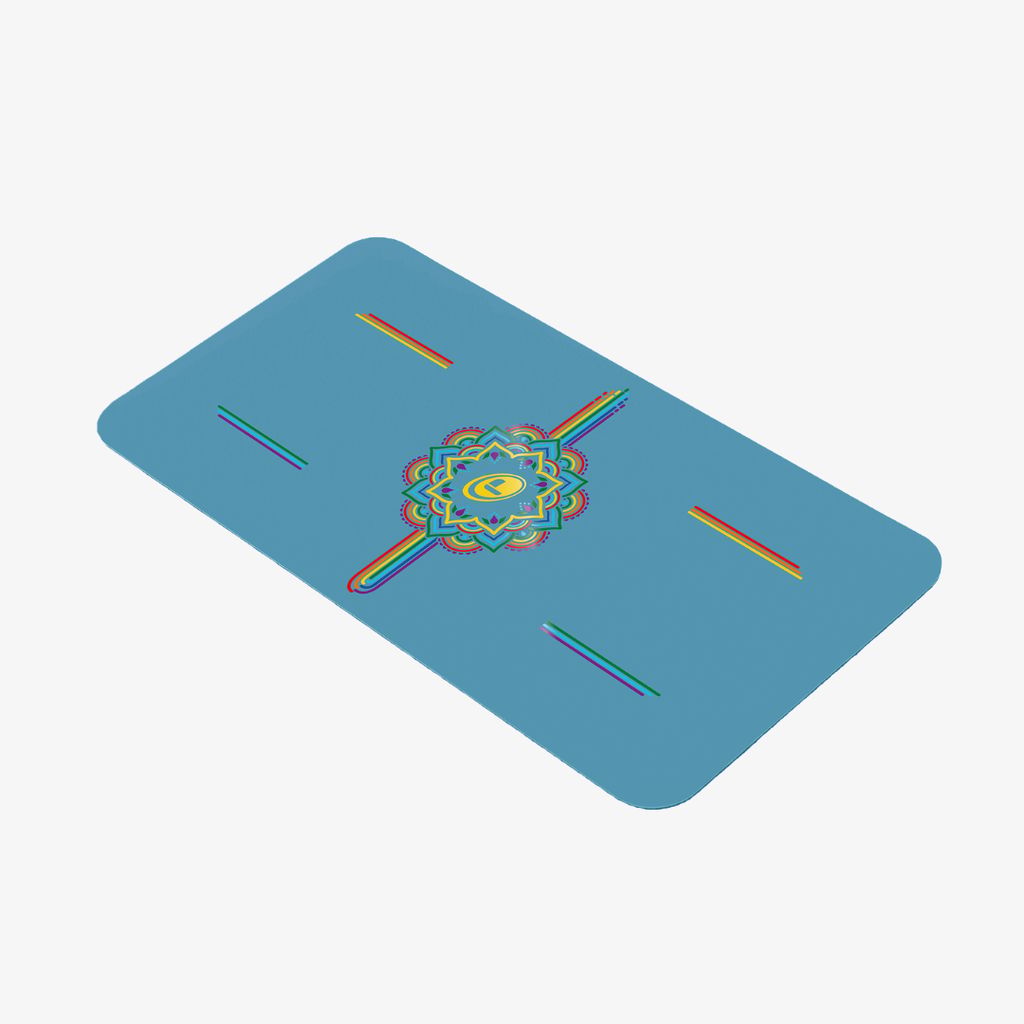 Liforme Rainbow Yoga Pad - Blue Sky - Image 2