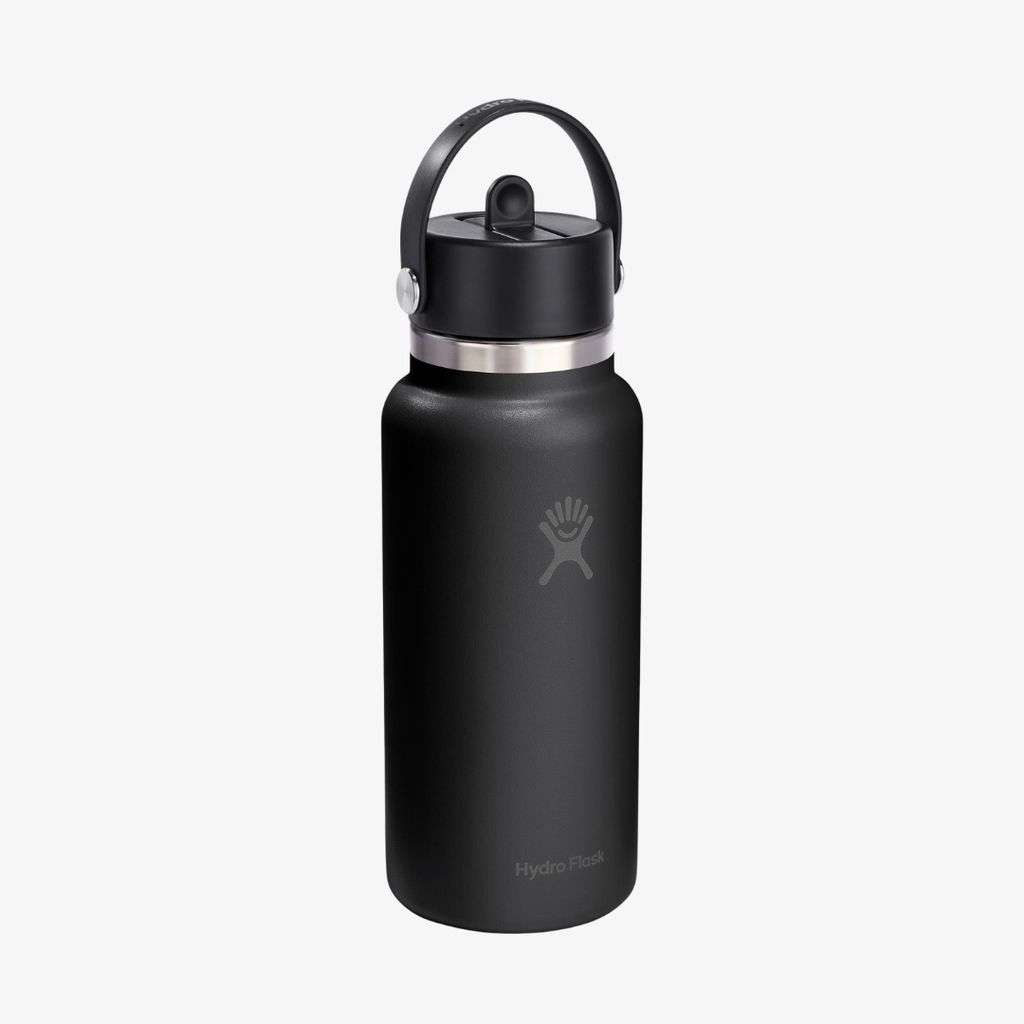 Wide Flex Straw Cap - Black - Image 2