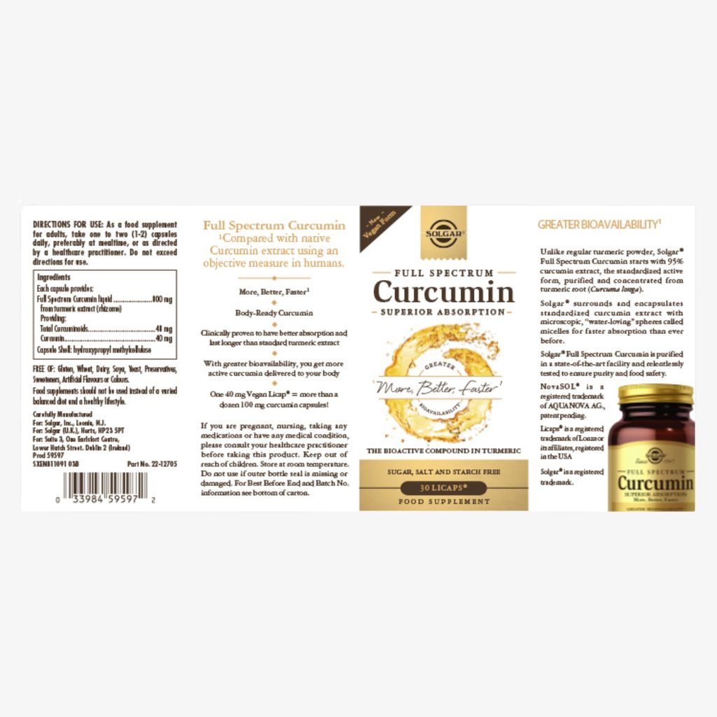 Full Spectrum Curcumin Capsules - Image 2