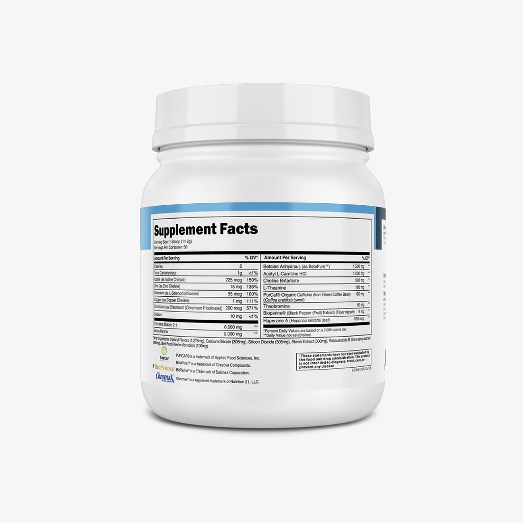 Lean Pre Workout - Strawberry Lemonade - Image 3