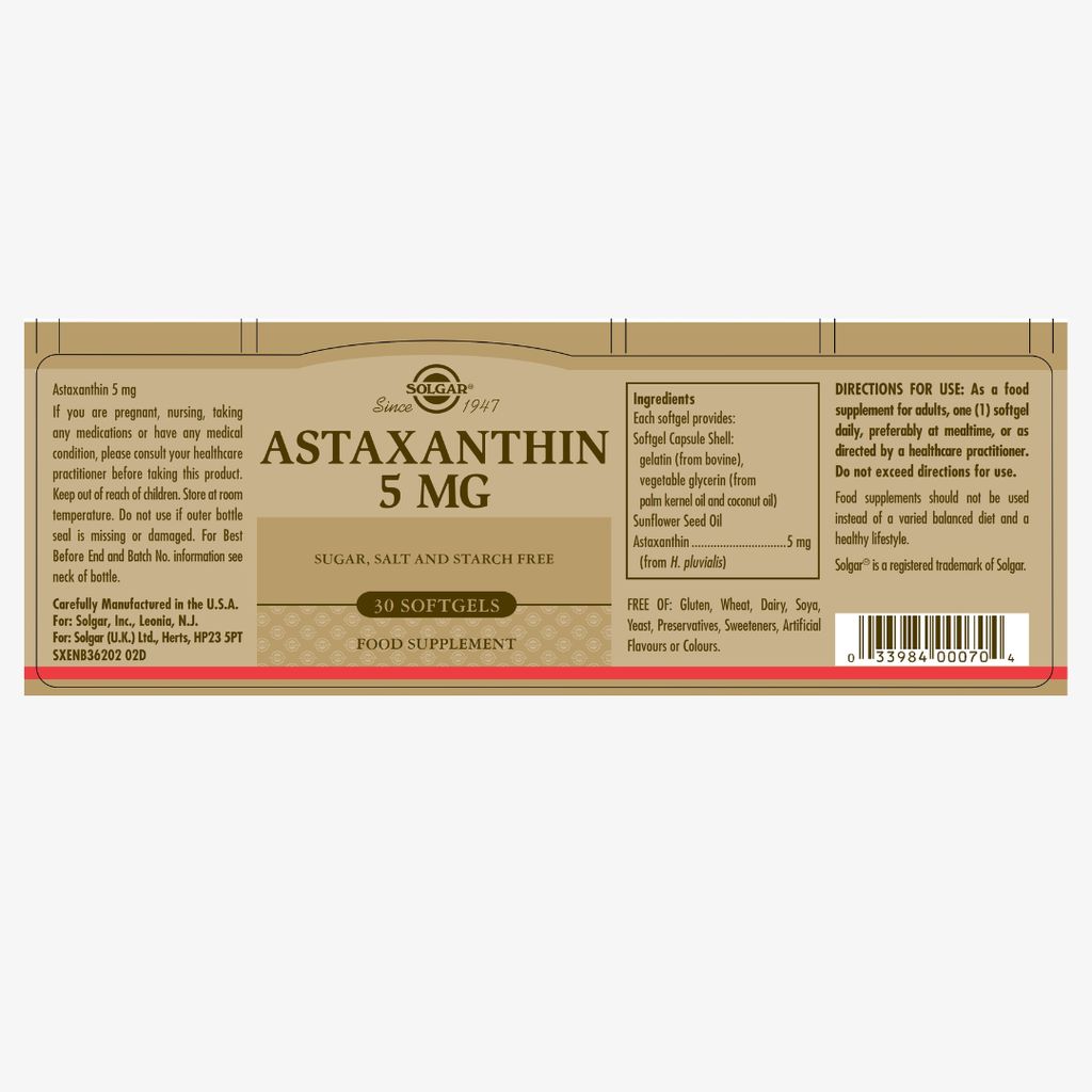 Astaxanthin 5mg - Image 2