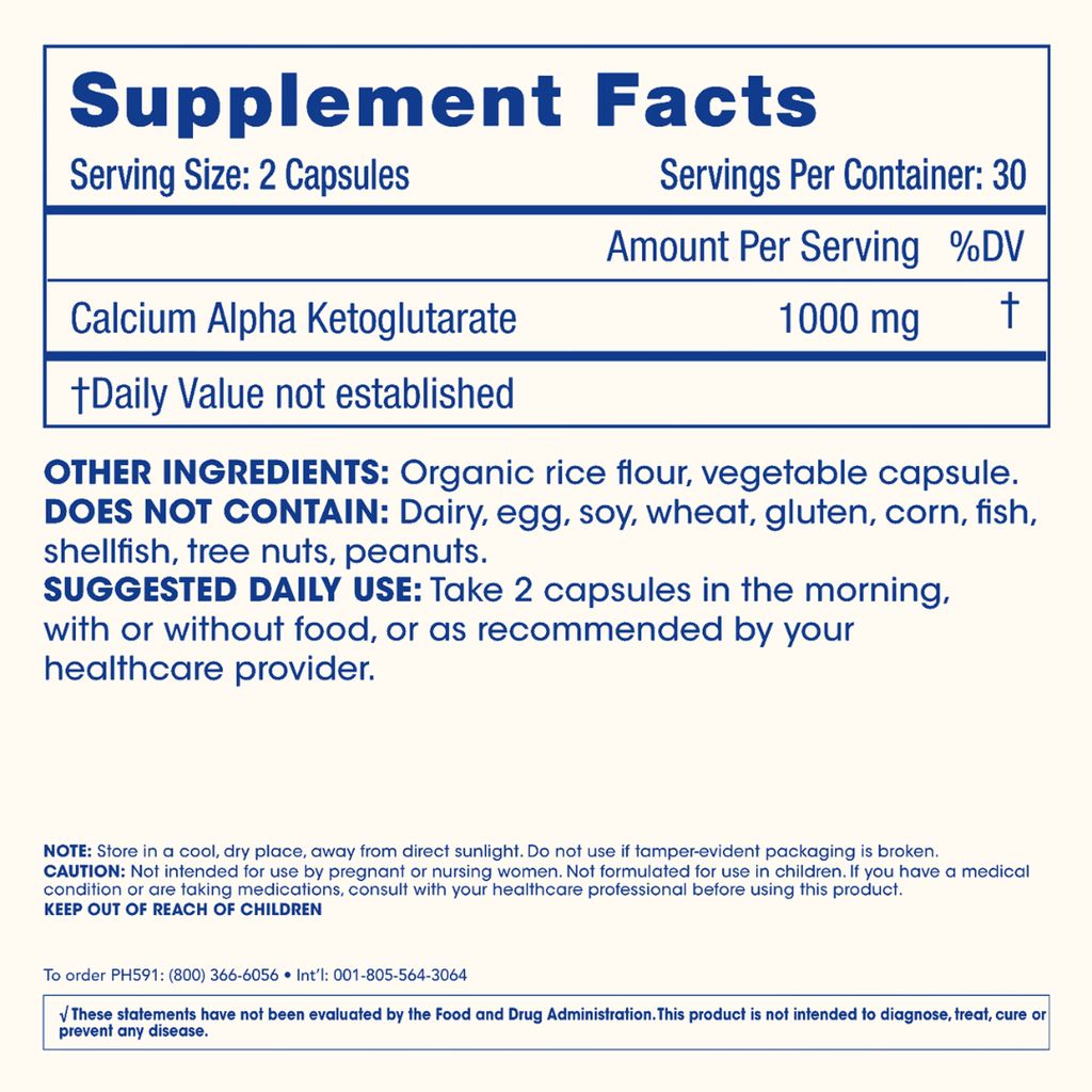 Calcium AKG Longevity Capsules - Image 2