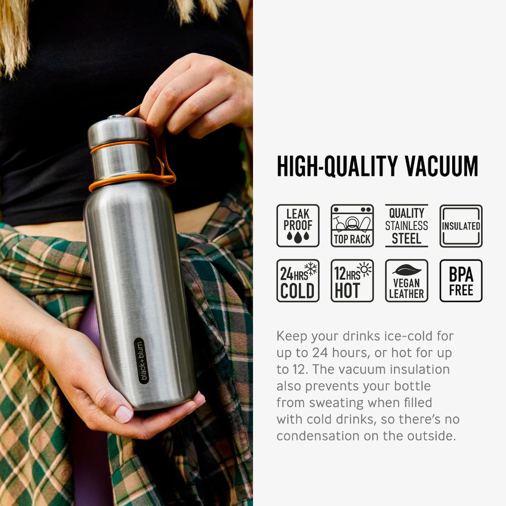 Insulated Water Bottle - Orange - Image 2