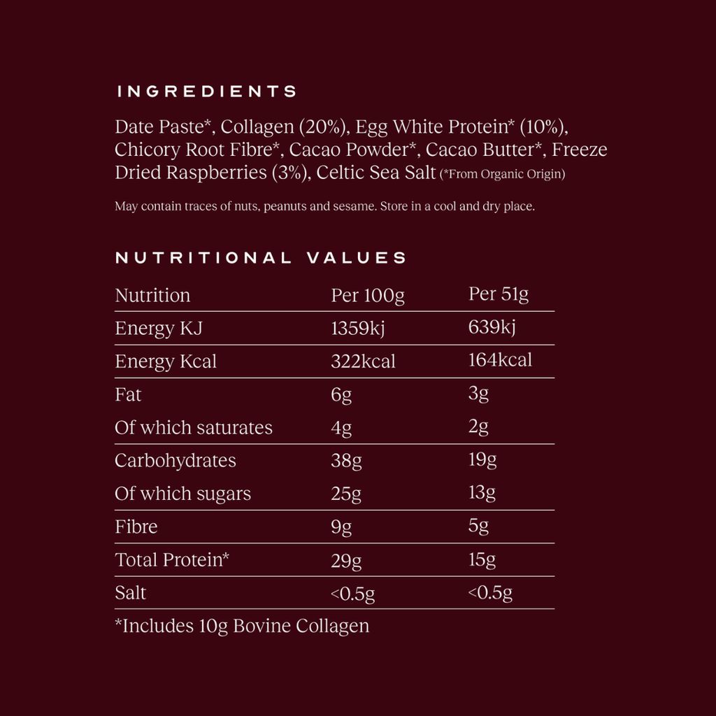 Collagen Bars - Cacao & Raspberry - Image 2