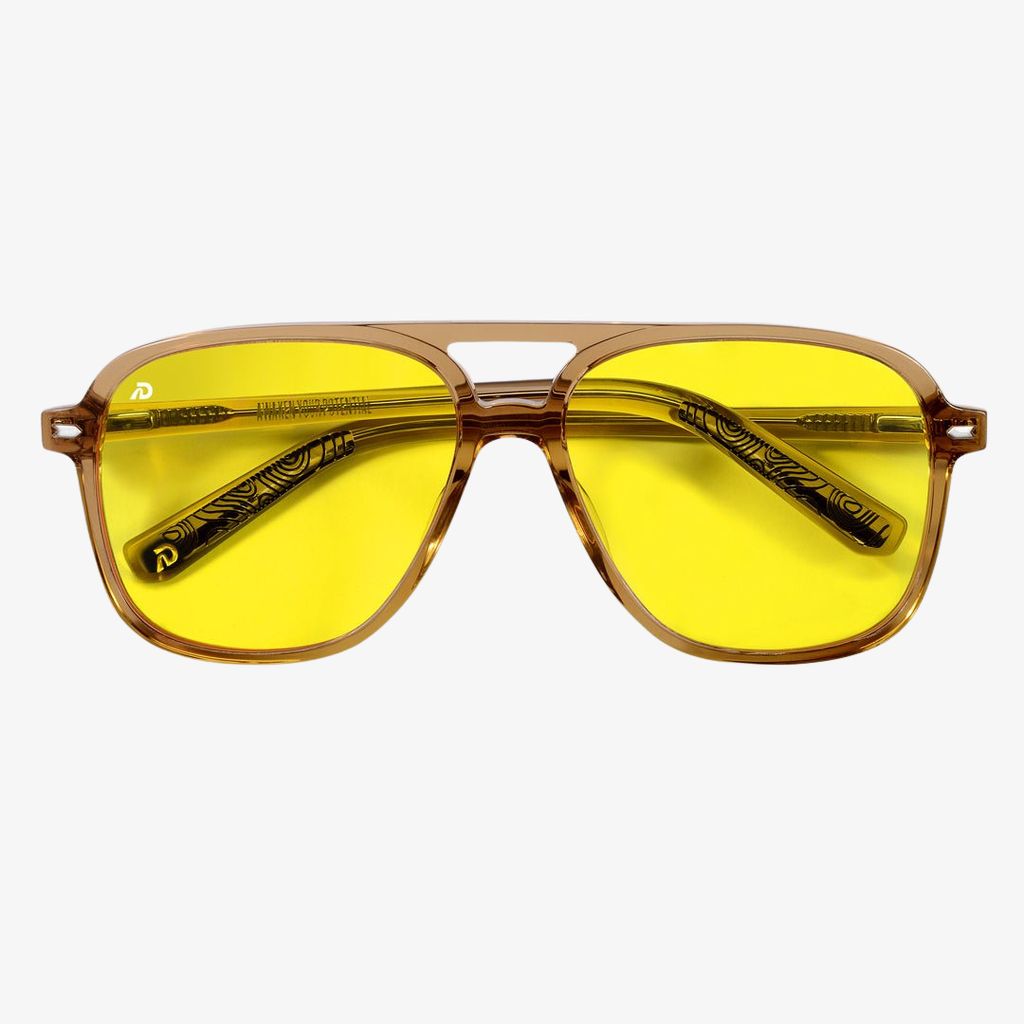 Blue Light Glasses - Retro Day - Amber
