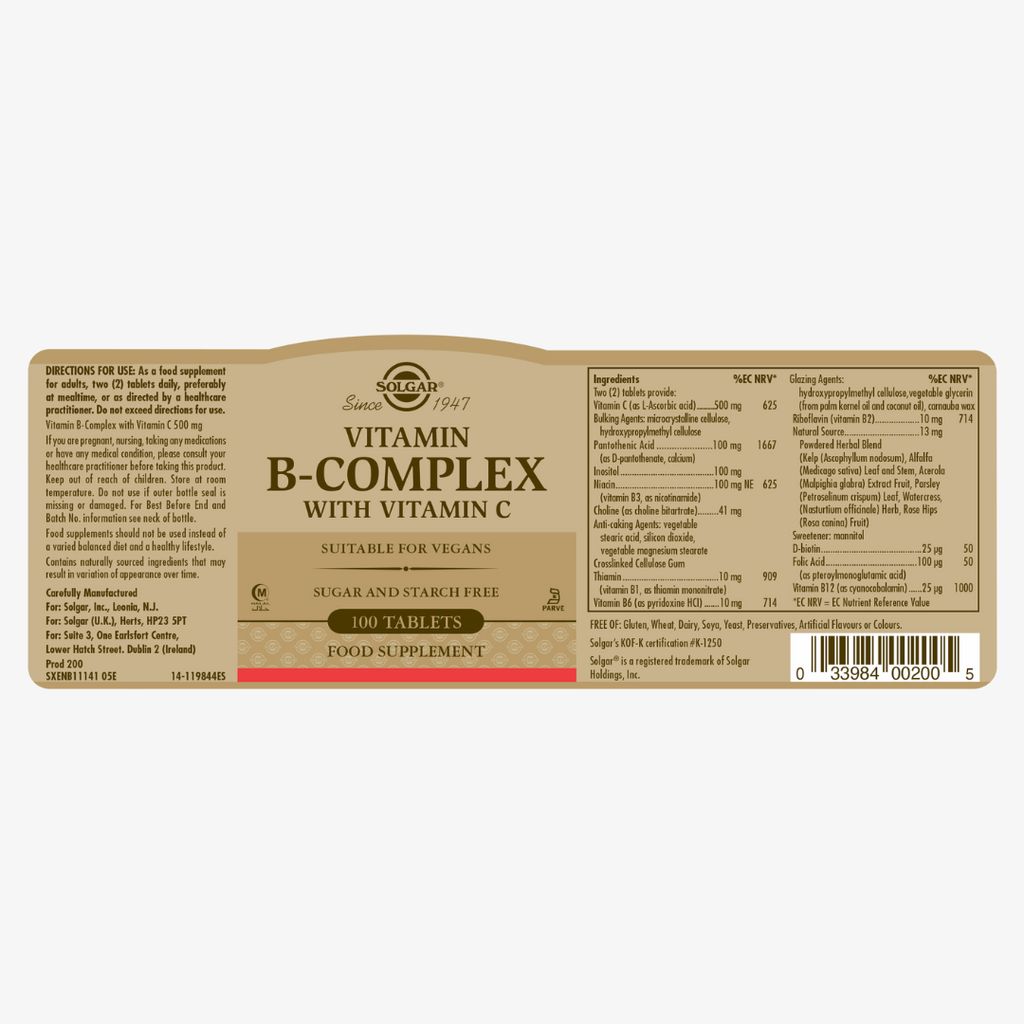 Vitamin B Complex with Vitamin C - Image 2