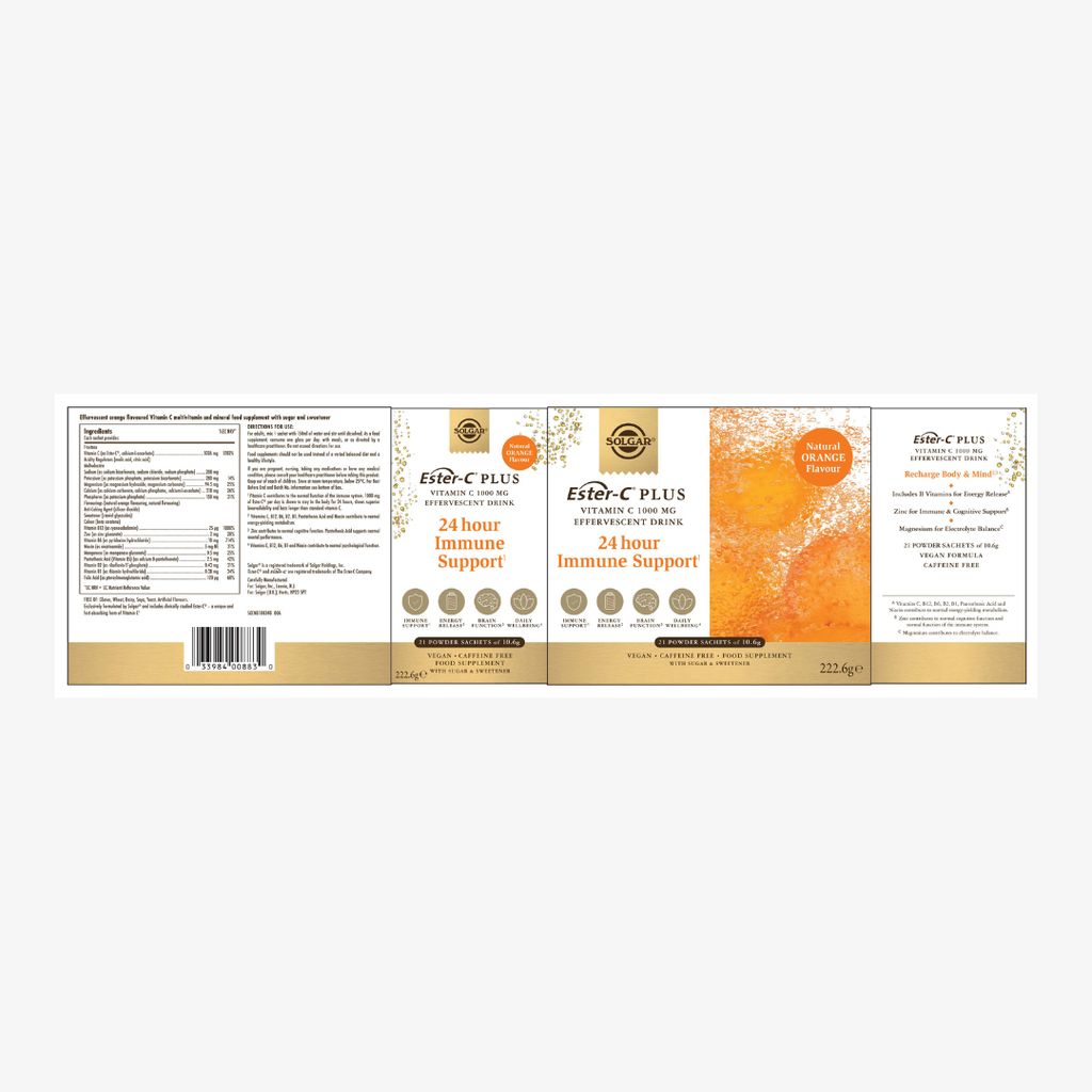 Ester-C Plus Effervescent Powder Sachets - Image 2