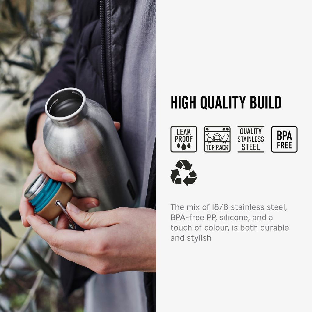 Steel Water Bottle - Ocean - Image 2