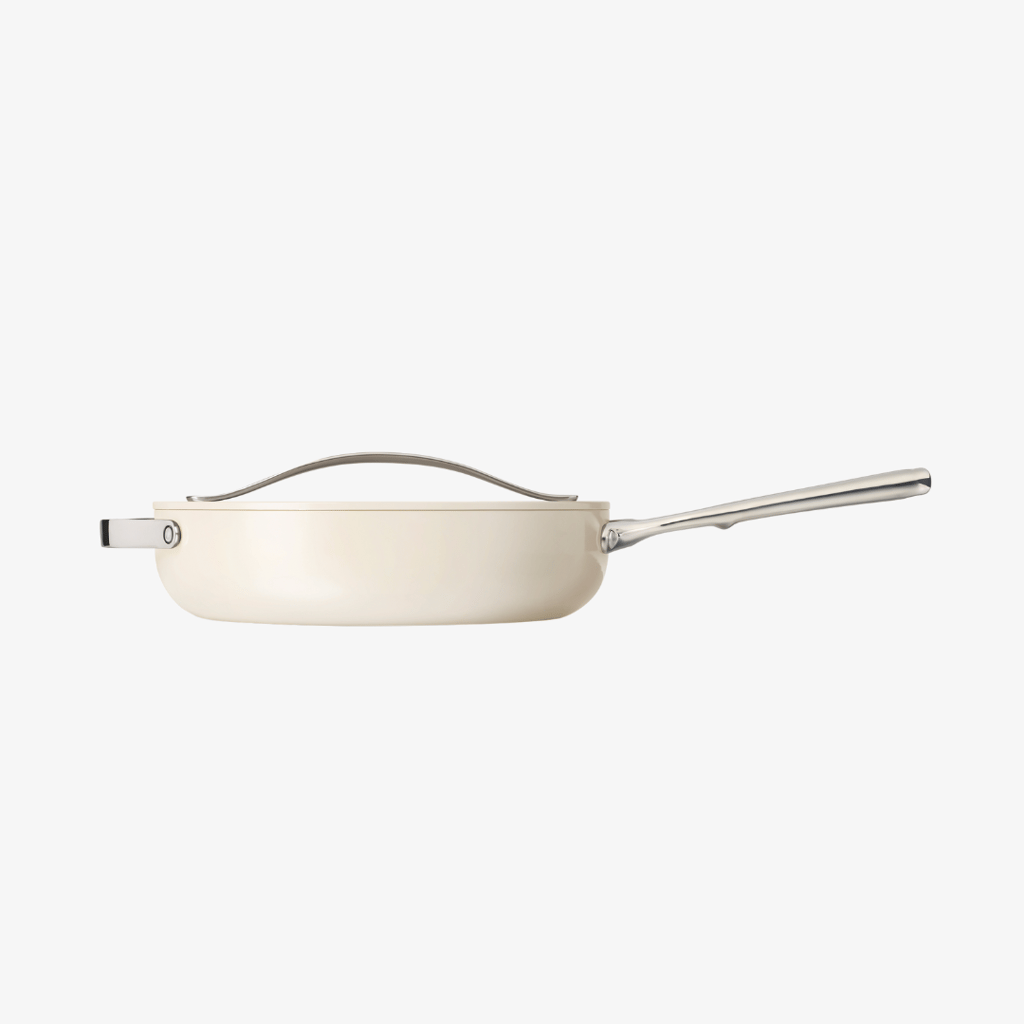 Non-Stick Ceramic Saute Pan Cream - Image 2