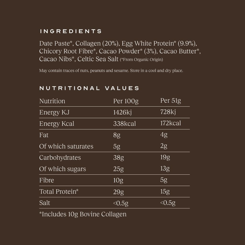 Collagen Bars - Cacao & Salted Date