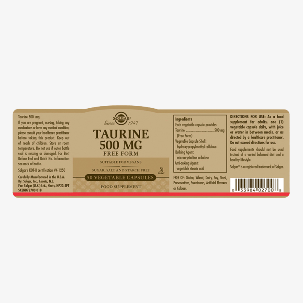 Taurine 500mg - Image 2