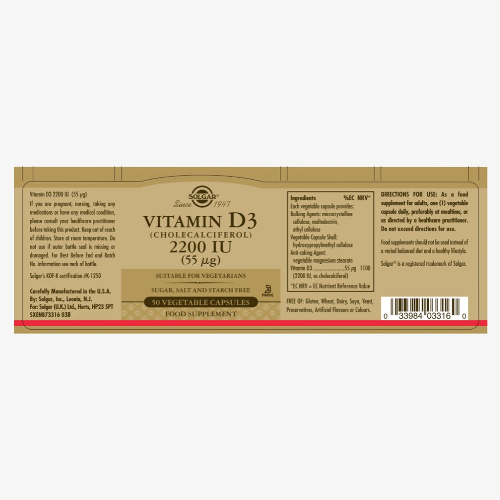 Vitamin D3 2200IU - Image 2