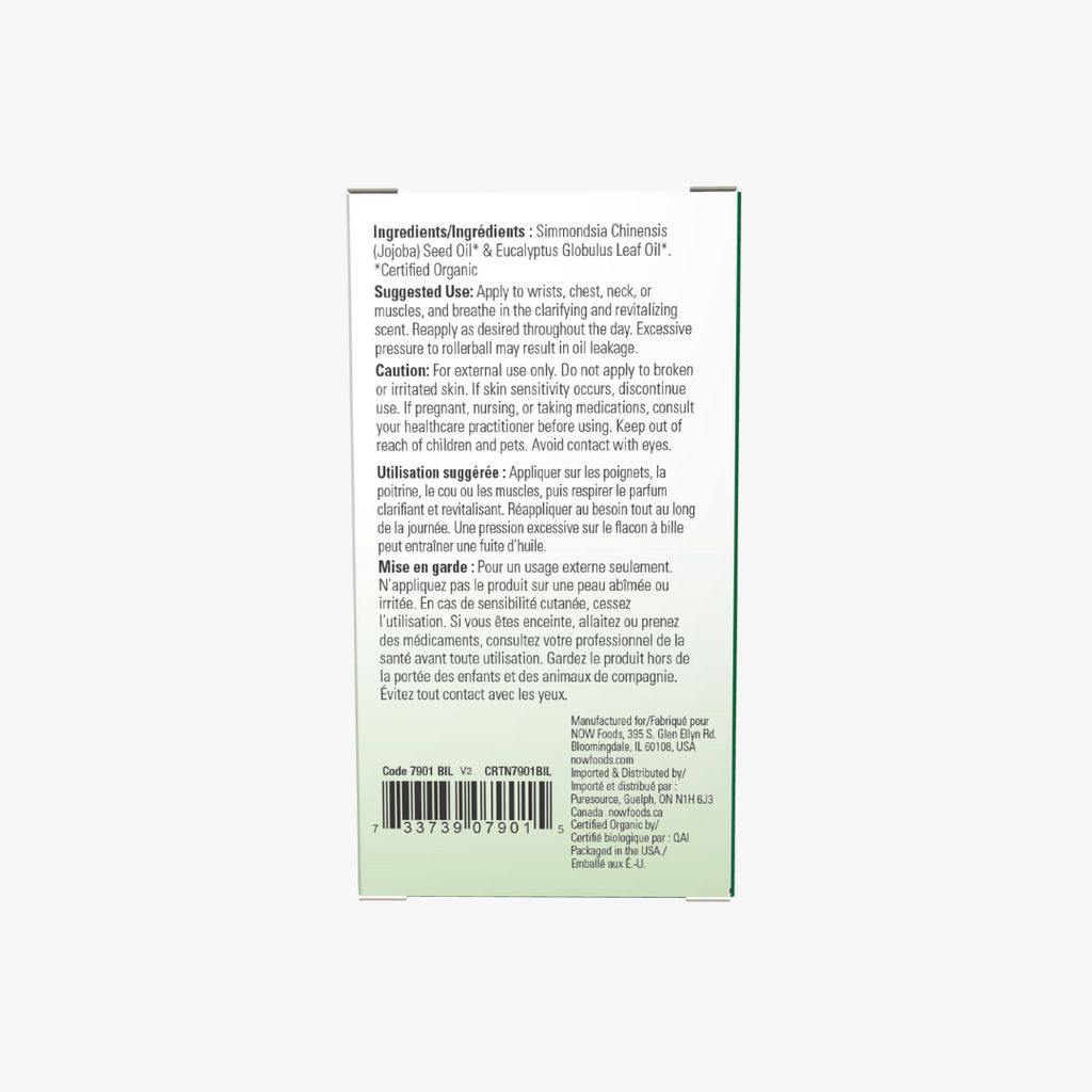 Eucalyptus Essential Oil Blend Organic Roll-On - Image 2