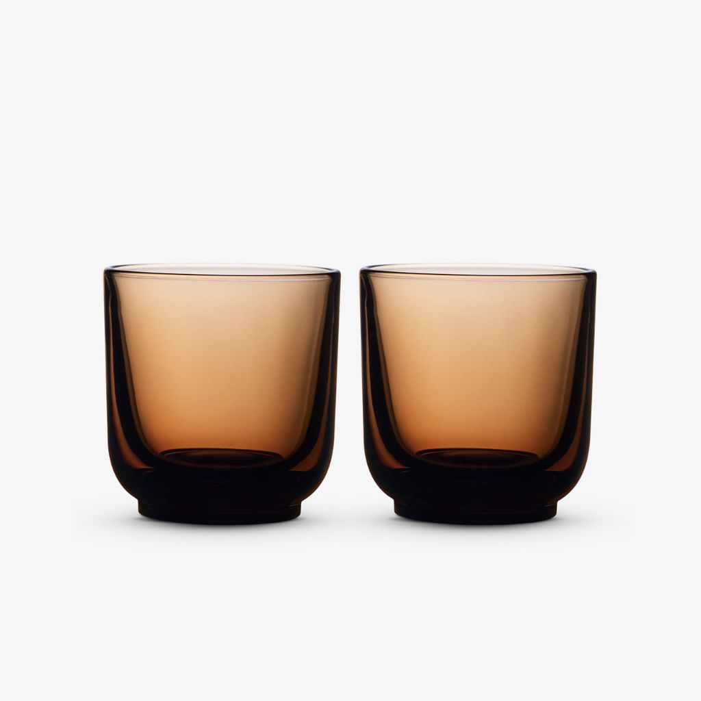 Pirch Cappuccino Glasses - Amber