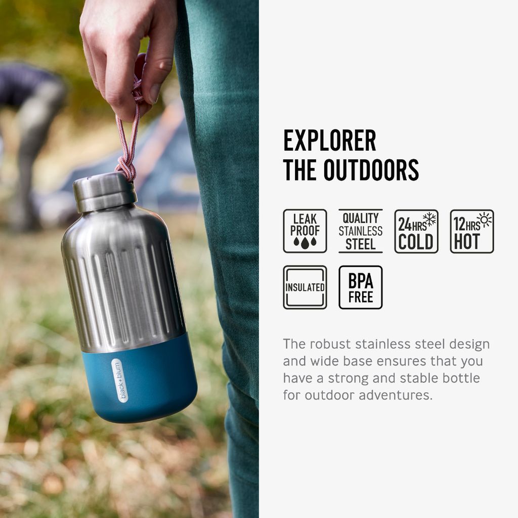 Explorer Insulated Water Bottle - Ocean - Image 2