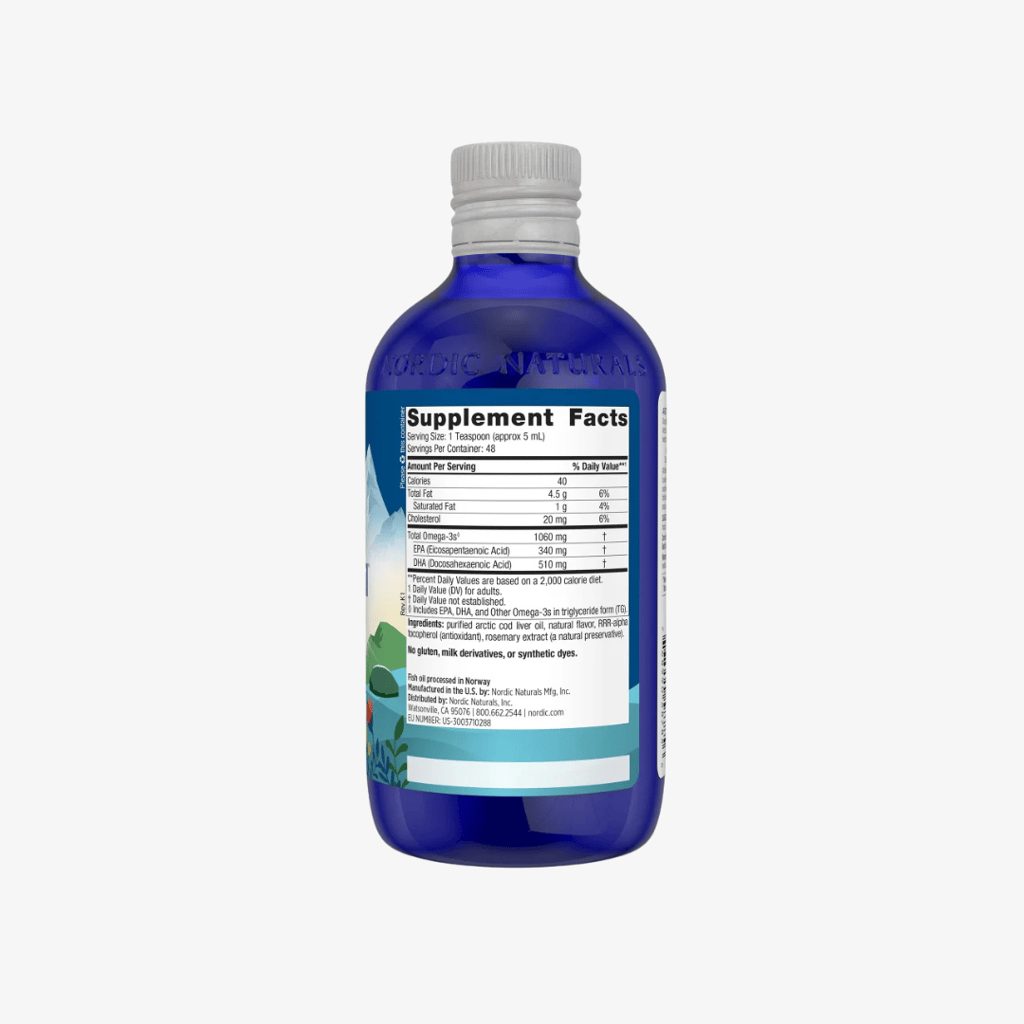 Arctic Cod Liver Oil Liquid - Lemon - Image 4