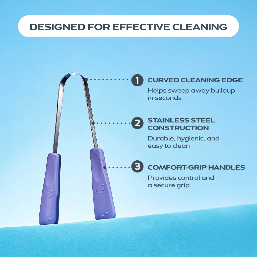 Stainless Steel Tongue Cleaner - Image 2