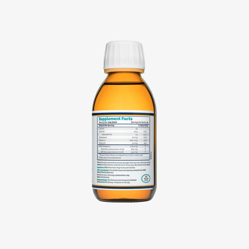 Extra Virgin Cod Liver Oil Liquid - Image 3