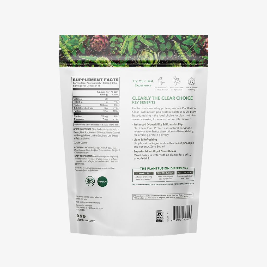 Clear Plant Protein - Pineapple Coconut - Image 2