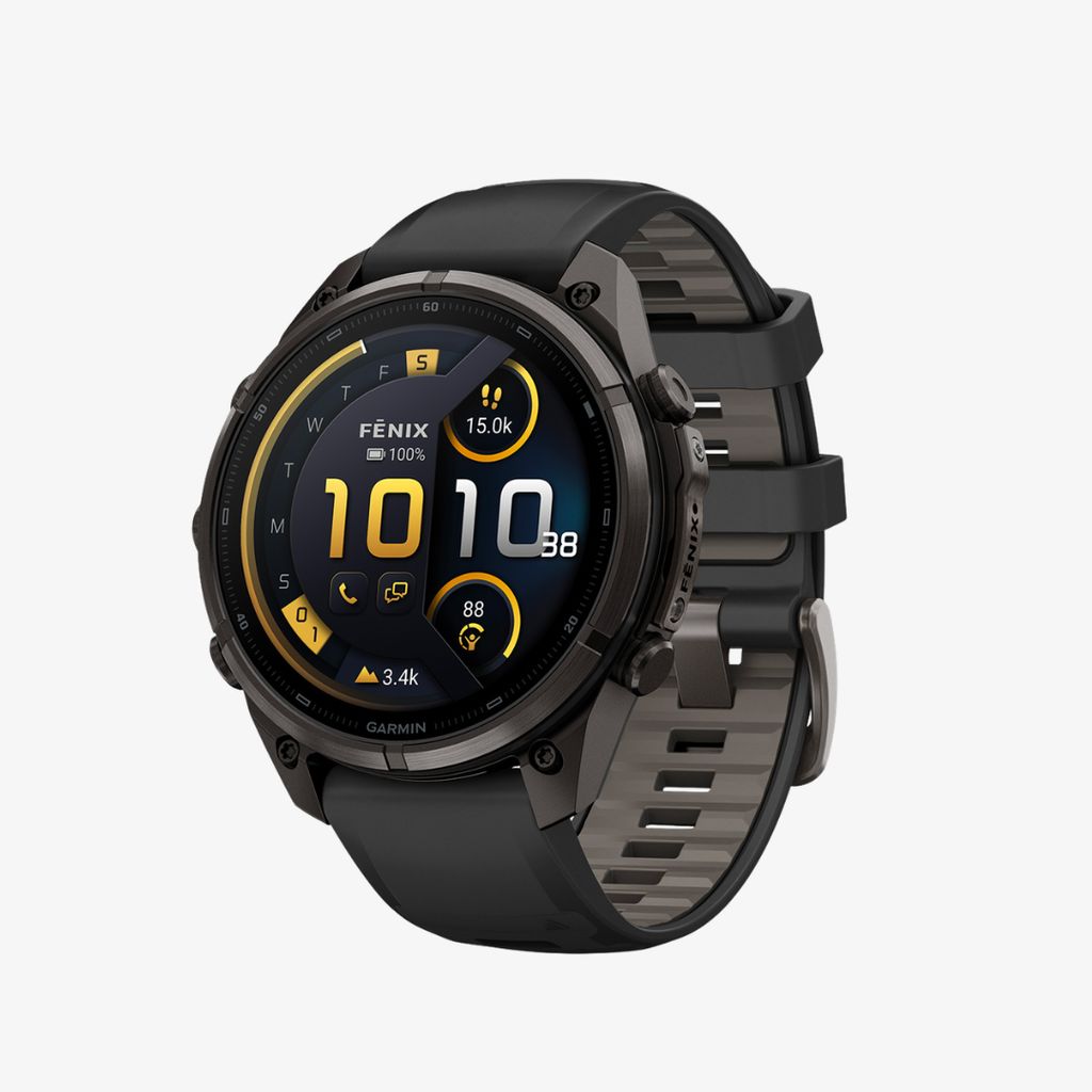 fenix 9 Pro, inReach, 47mm Carbon Grey DLC Titanium with Black/Pebble Grey Band