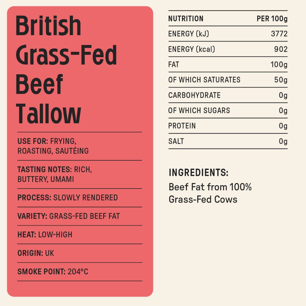 British Grass-fed Beef Tallow - Image 2