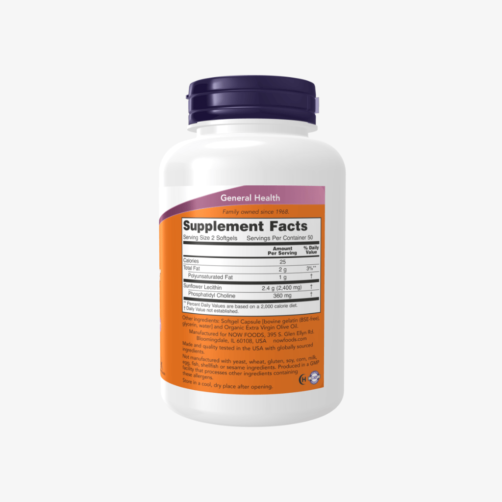 Sunflower Lecithin 1200mg - Image 3