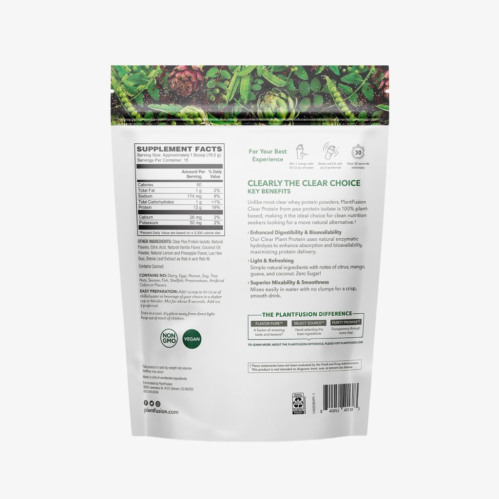 Clear Plant Protein - Tropical Punch - Image 3