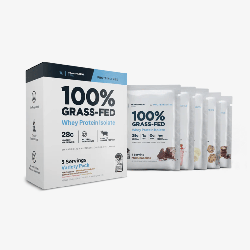 Whey Protein Isolate - 5 Serving Variety Pack