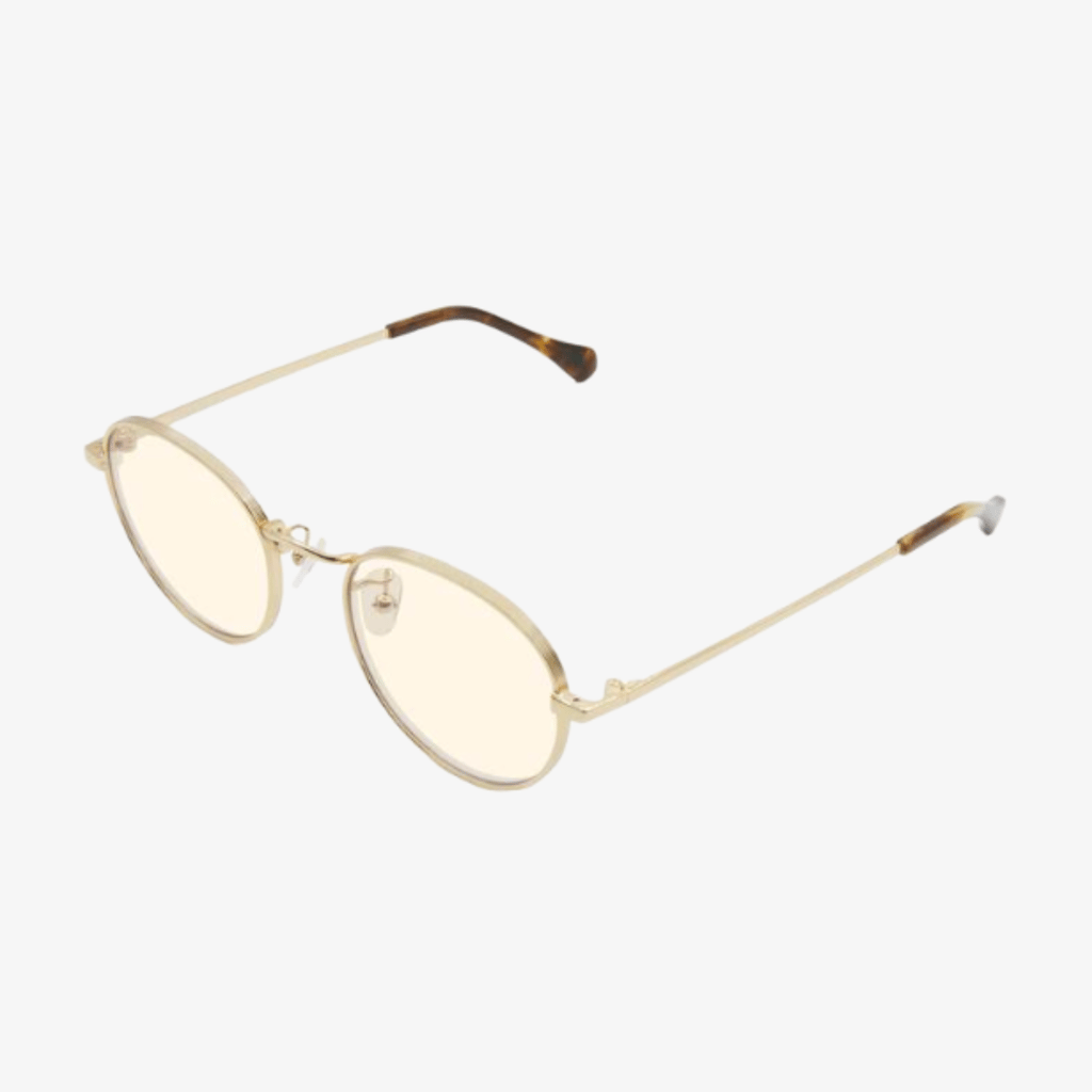 Hamilton Blue Light Blocking Glasses (Evening) - Gold - Image 2