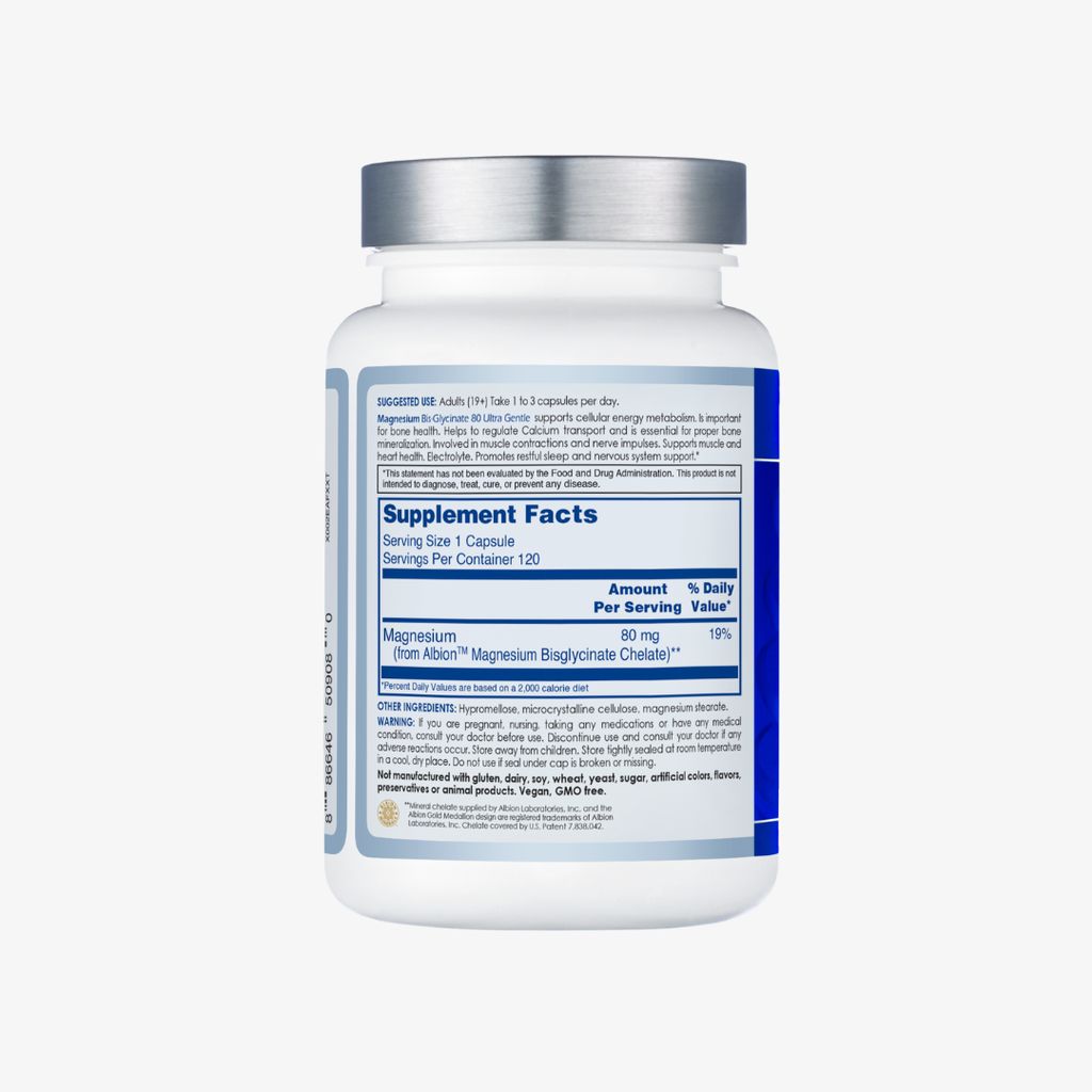 Magnesium Bis-Glycinate 80 Ultra Gentle - Image 2