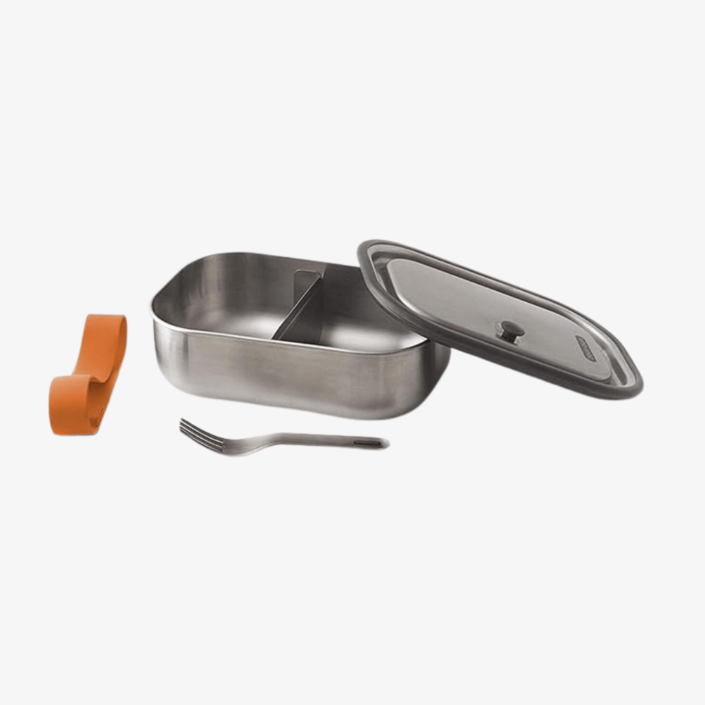 Stainless Steel Lunch Box - Orange