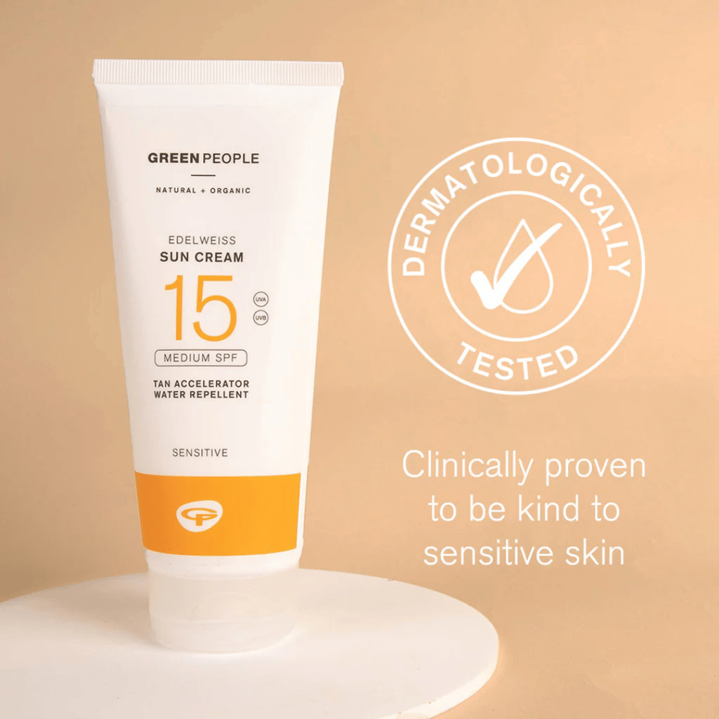 Edelweiss Sun Cream with Tan Accelerator SPF15 - Image 2