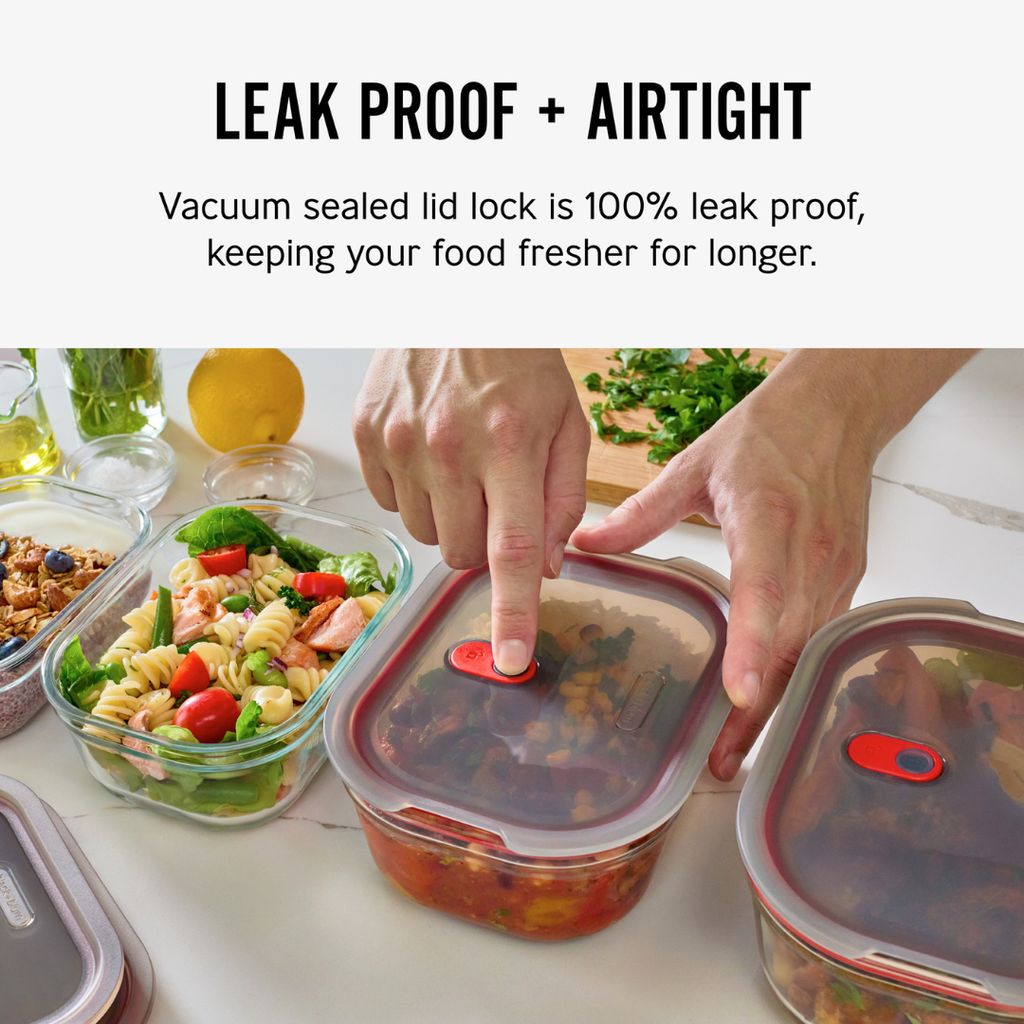 Glass Stack + Nest Food Box Set of 3