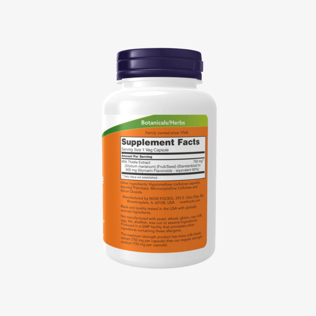 Milk Thistle Extract, Maximum Strength, 750 mg - Image 4