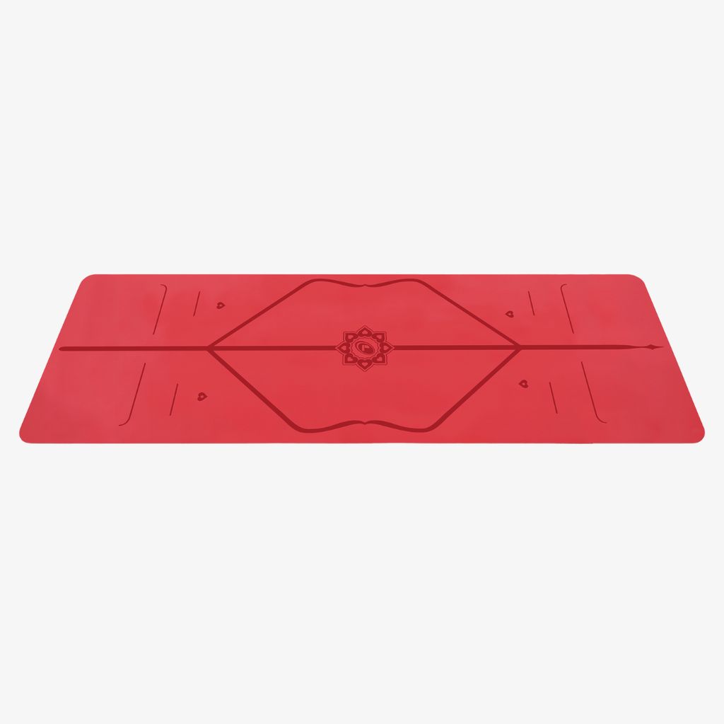 Liforme Expressions Yoga Mat - Love Red - Image 3