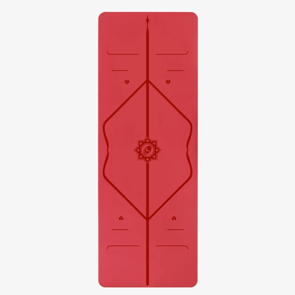 Liforme Expressions Yoga Mat - Love Red - Image 2