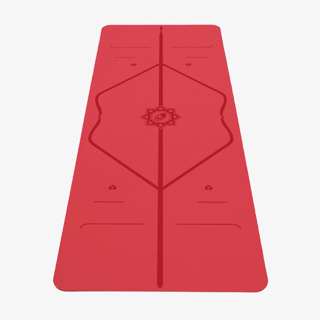 Liforme Expressions Yoga Mat - Love Red