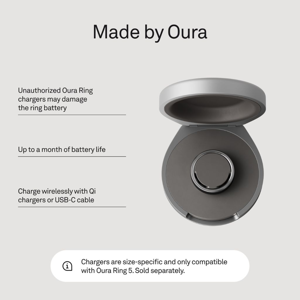 Oura Ring 5 Portable Charger - Grey - Image 5