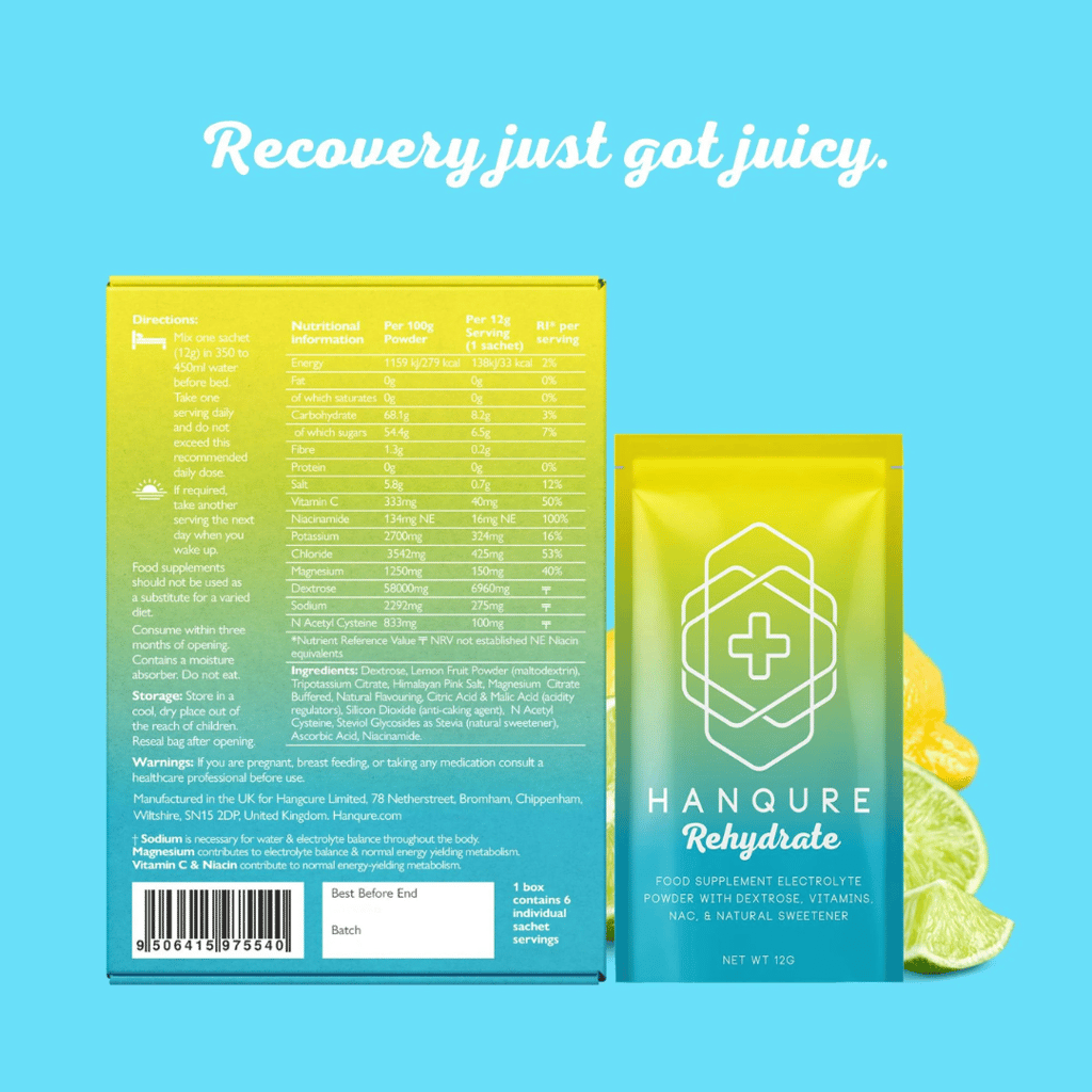 Hanqure Rehydrate - Lemon and Lime - Image 3