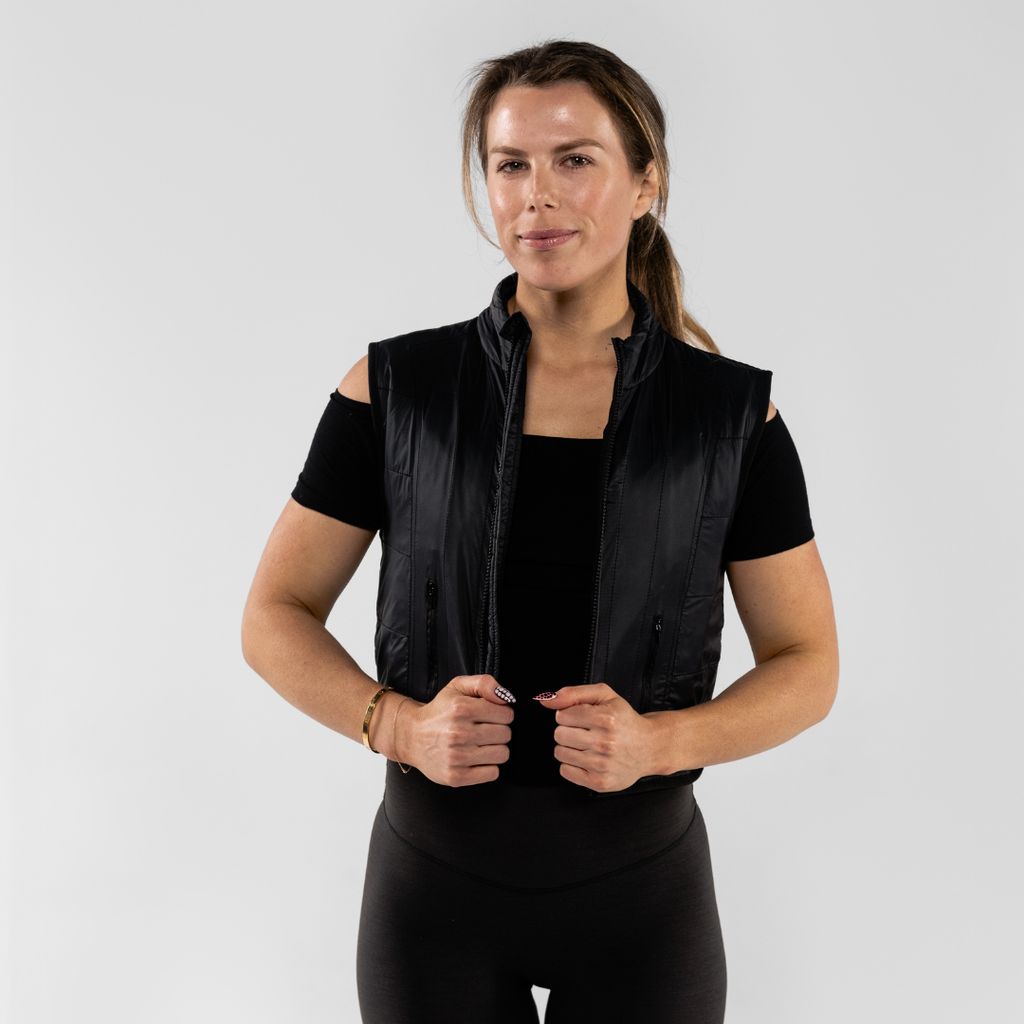 Women’s Weighted Walking Vest: Black - Image 3