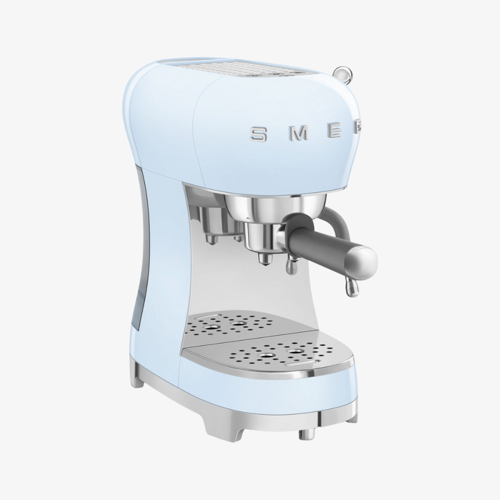 Espresso Coffee Machine - Pastel Blue - Image 3