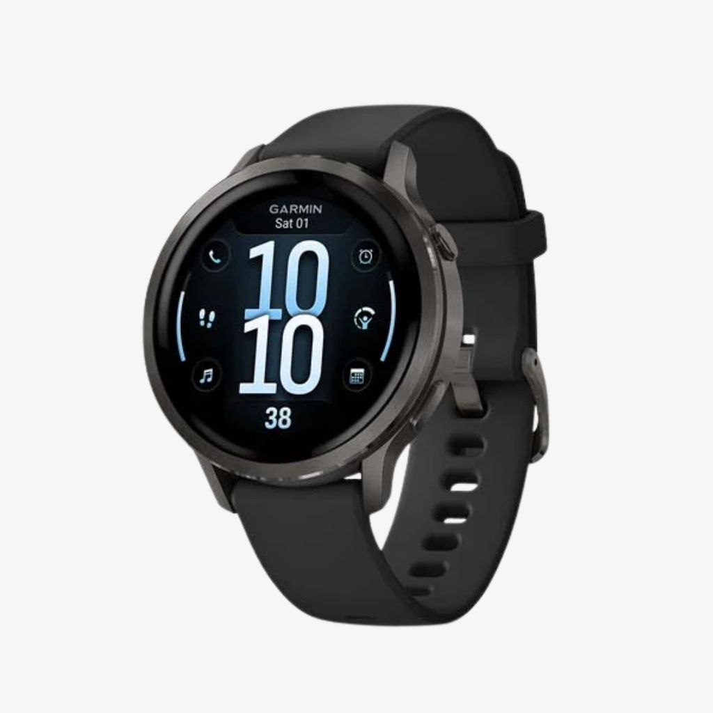 Venu® 4 - 41 mm, Slate with Black Silicone Band