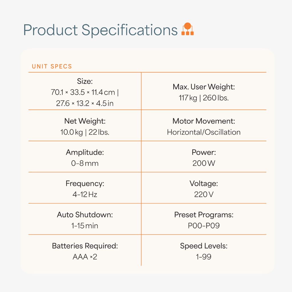 Waver Mini Vibration Plate - Blue - Image 9
