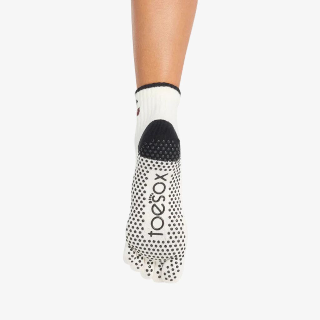 Full Toe Melody Grip Socks - Ivory - Image 3