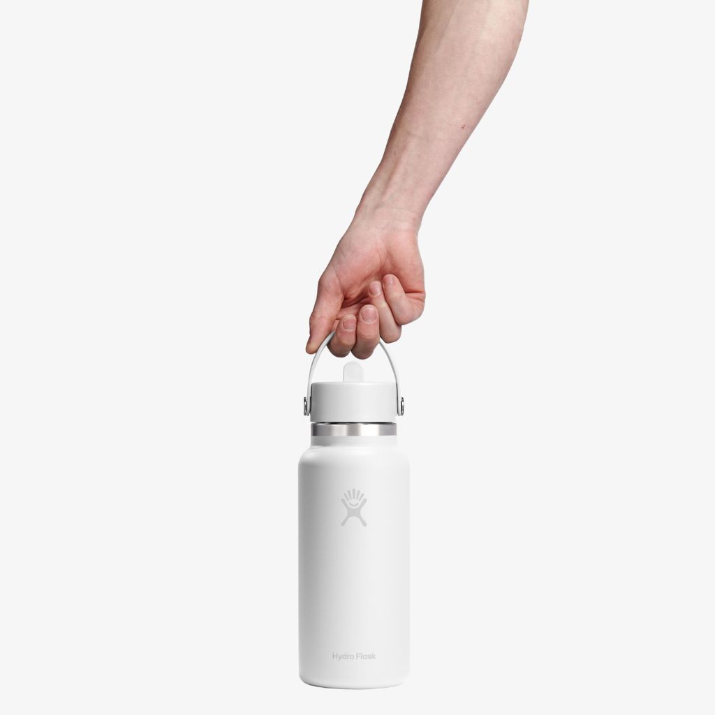 Wide Flex Straw Cap - White - Image 3