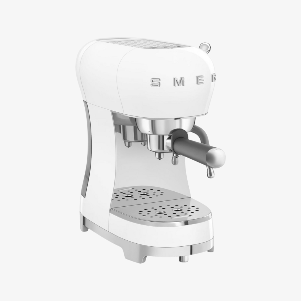 Espresso Coffee Machine - White - Image 3