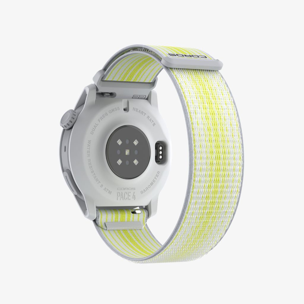 PACE 4 GPS Sport Watch - Nylon White - Image 3