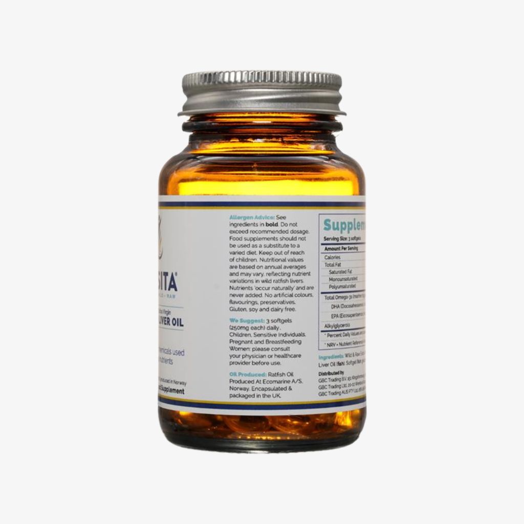 Rosita Ratfish Liver Oil Softgels - Image 4