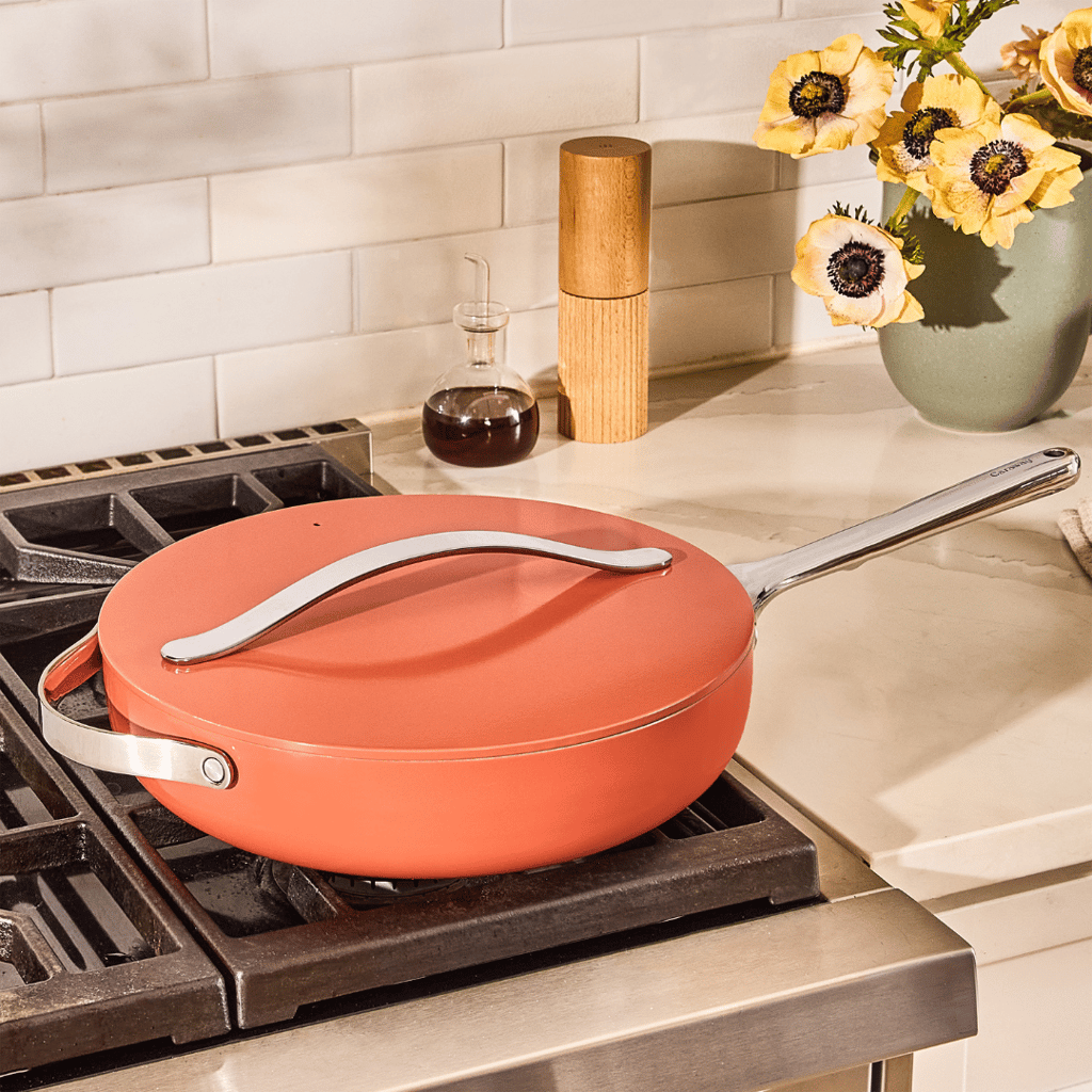 Non-Stick Ceramic Saute Pan Perracotta - Image 3