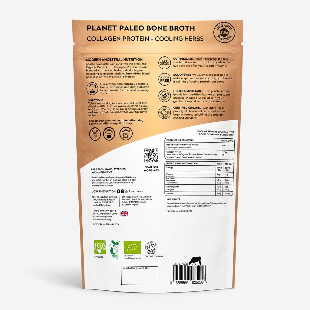 Organic Bone Broth Collagen Protein - Cooling Herbs - Image 3